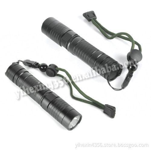 Boruit High Power Flashlight CREE L2 1500 Lumens with Micro-USB Charging Torch